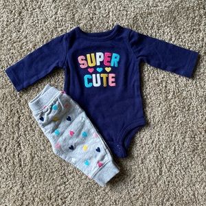 Carter’s newborn outfit